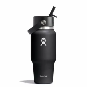 24 oz Wide Mouth Travel Bottle with Flex Straw Cap