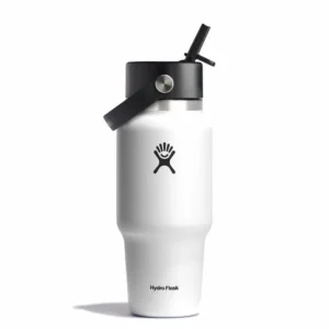 24 oz Wide Mouth Travel Bottle with Flex Straw Cap